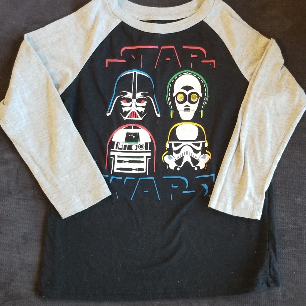 Boys Star Wars Raglan Size 7